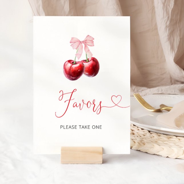 Póster Coquette Cherry en los favoritos de Baby Shower (Subido por el creador)