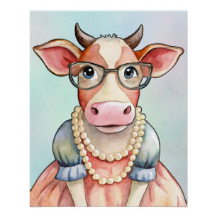 Póster Coquette Cow