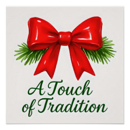 Póster Coquette Navidades Bow — Chica desordenado ✨ mágic