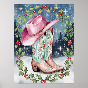 Póster Coquette Navidades Wall Art, imagen de navidad occ