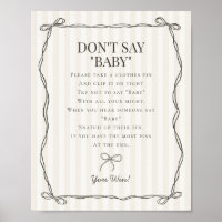 Coquette negra Bow Beige no dice juego de Baby Sho