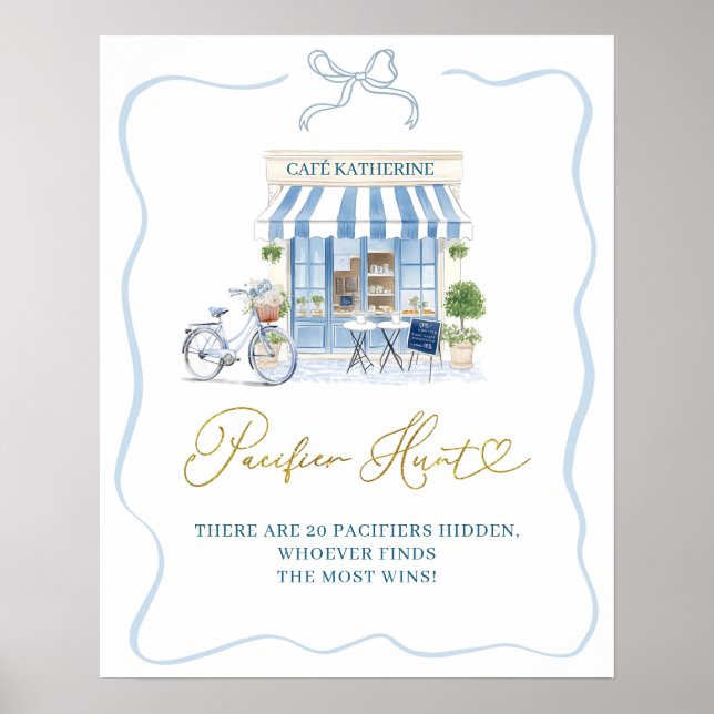 Póster Coquette Parisian cafe Di Pacifier Hunt Poster (Frente)