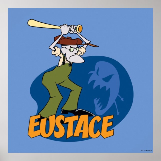 Póster Coraje al perro cobarde | Gráfico Eustace (Frente)