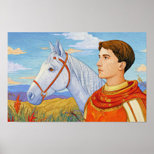 Póster Coraje y compasión: San Martín de Tours