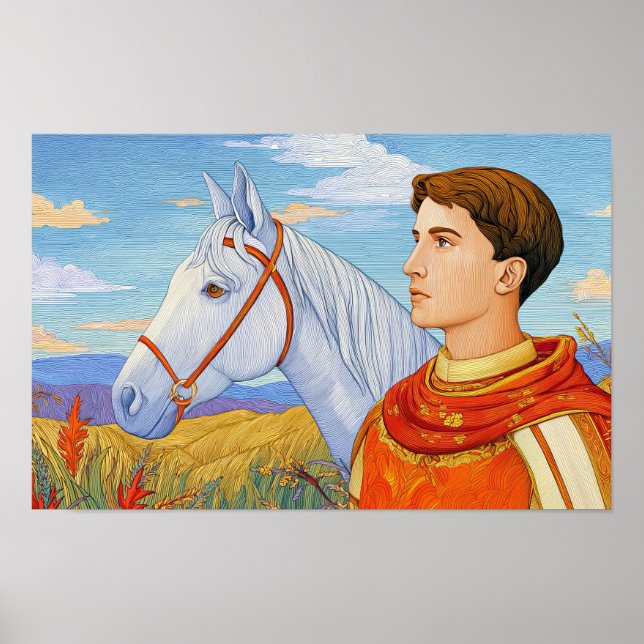 Póster Coraje y compasión: San Martín de Tours (Frente)