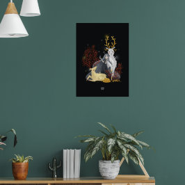 Póster CORAL DEER de Alexandra Dikaia