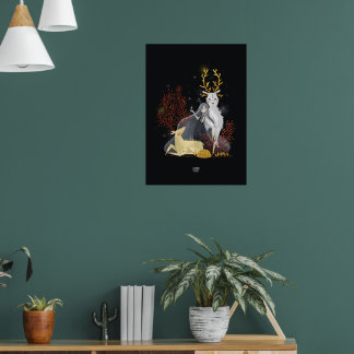 Póster CORAL DEER de Alexandra Dikaia