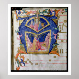Póster Corale / Graduale no.5 Historiador inicial "A" de