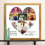 Póster Corazón 9 Collages de fotos para siempre en nuestr<br><div class="desc">El poster del servicio funerario de Collage de fotos con forma de corazón, que también se puede mostrar tras la celebración de la reunión conmemorativa de vida. La plantilla de fotos está configurada para que agregue las imágenes que se muestran en formato horizontal, vertical y cuadrado para mostrar automáticamente una...</div>