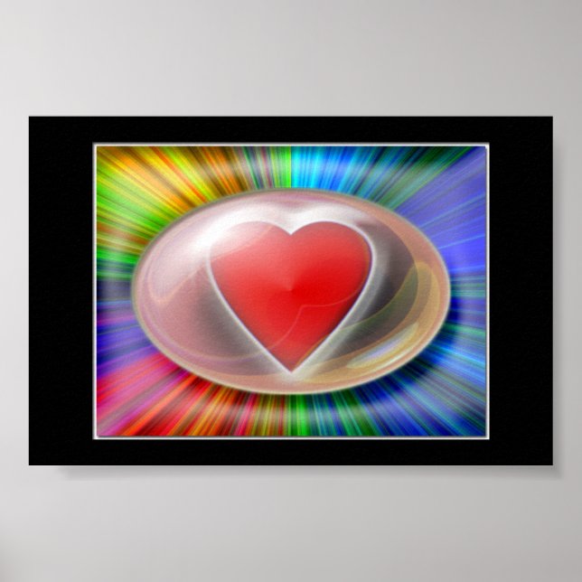 Póster Corazón abrasador (Frente)