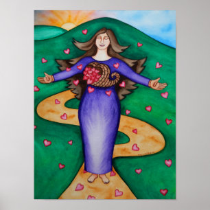 Póster Corazón agradecido