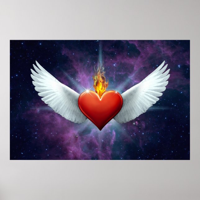 Póster Corazón alado (Frente)
