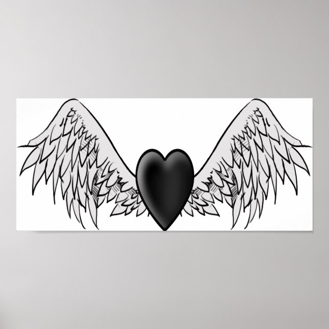 Póster Corazón alado (Frente)