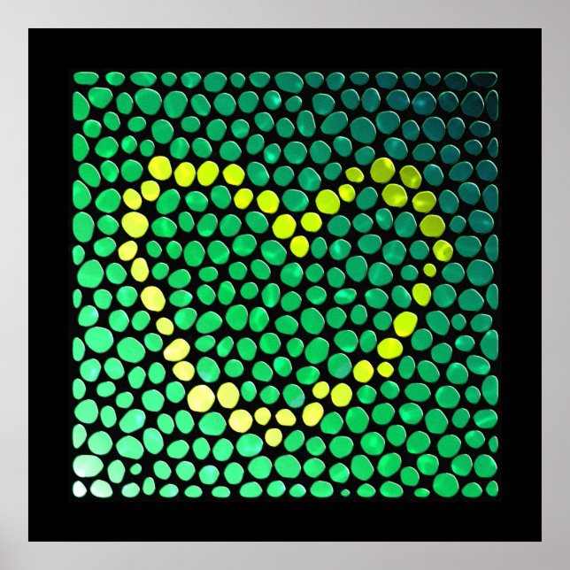 Póster Corazón amarillo (Frente)