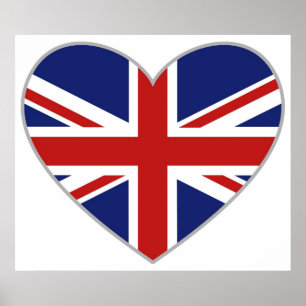 Póster Corazón británico