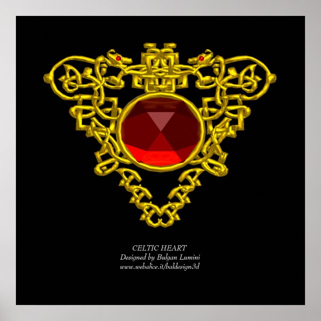 PÓSTER CORAZÓN CELÁTICO (Frente)