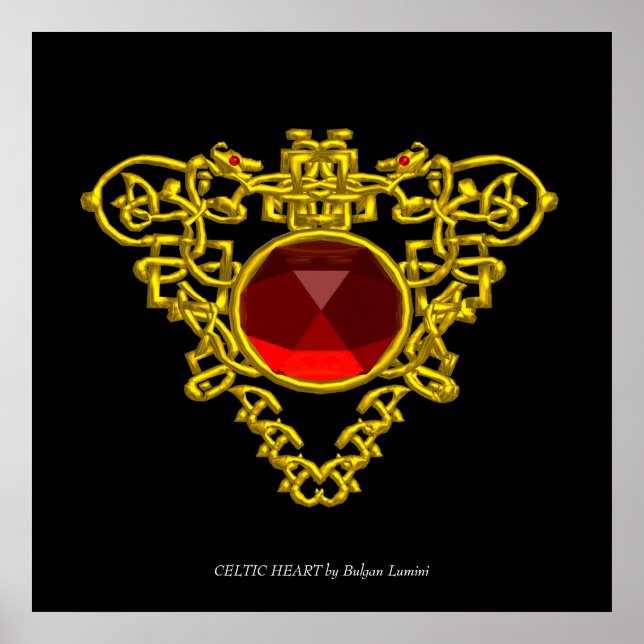 PÓSTER CORAZÓN CÉLTICO (Frente)