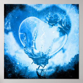 Póster Corazón congelado