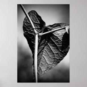 Póster corazón crucificado