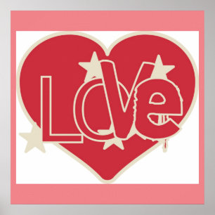 PÓSTER CORAZÓN DE AMOR