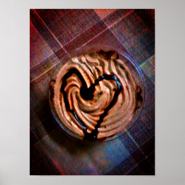 Póster Corazón de chocolate