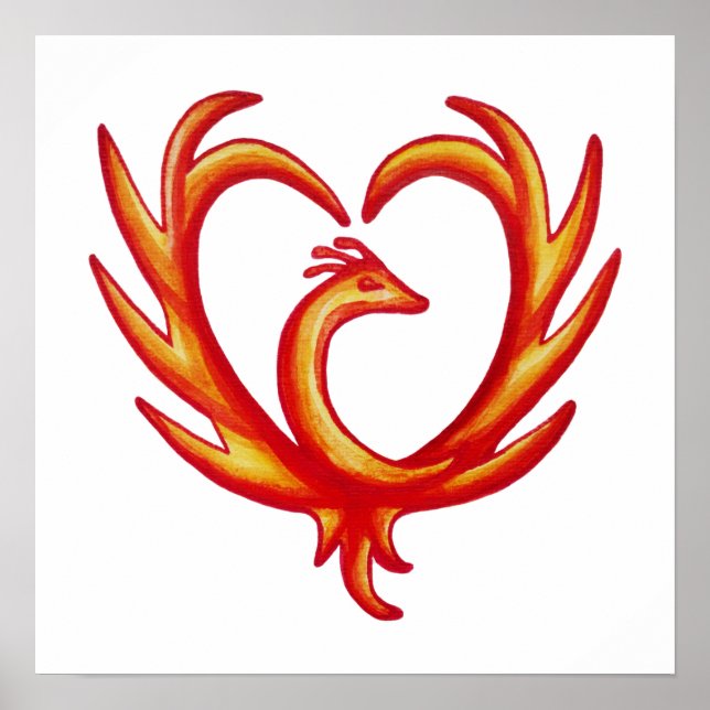 Póster Corazón de Fénix (Frente)