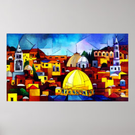 Póster Corazón de Jerusalén