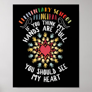 Póster Corazón de la Apreciación Principal de la Escuela