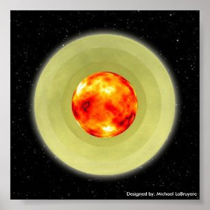 Póster Corazón de la luna
