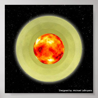 Póster Corazón de la luna