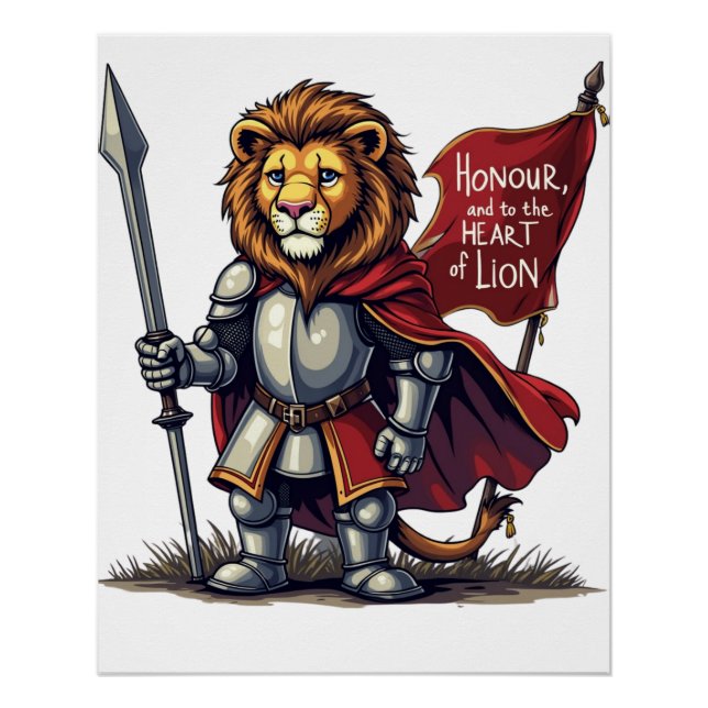 Póster Corazón de leones (Anverso)