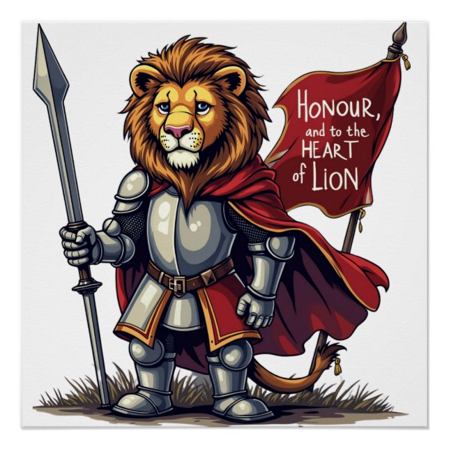 Póster Corazón de leones (Anverso)