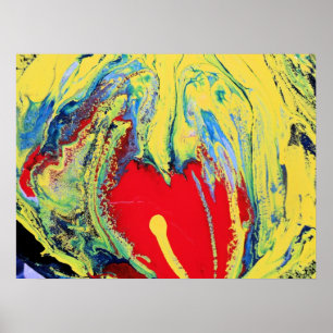 PÓSTER CORAZÓN DE MÁRMOL