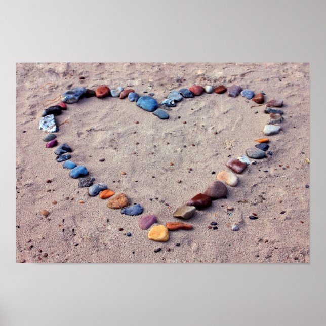 Póster Corazón de piedras (Frente)