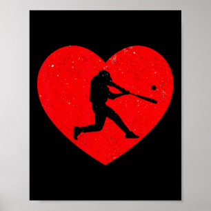 Póster Corazón de San Valentín en forma de Bysebyll para