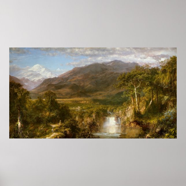 Póster Corazón del Poster de los Andes 1859 (Frente)