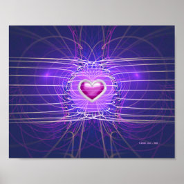 Póster Corazón enjaulado (10x8)