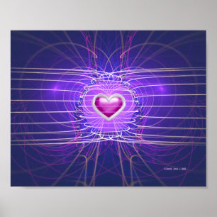 Póster Corazón enjaulado (10x8)
