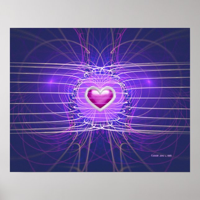 Póster Corazón enjaulado (20x16) (Frente)