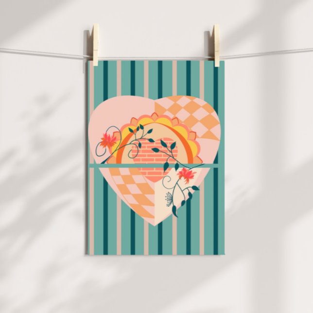 Póster Corazón floreciente (Subido por el creador)