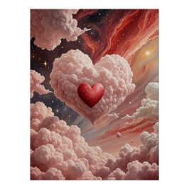 Póster Corazón galáctico