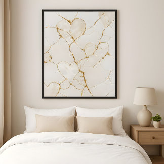 Póster Corazón Kintsugi de Amor