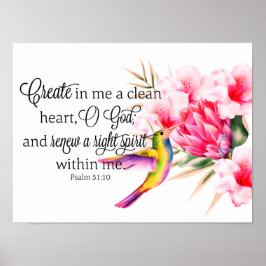 Póster Corazón limpio