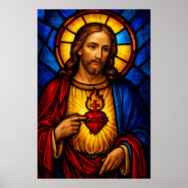 Póster Corazón más sagrado de Jesús