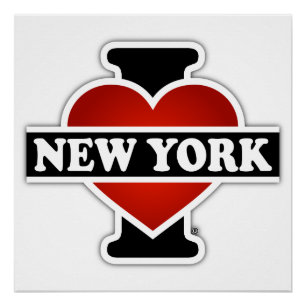Póster Corazón Nueva York