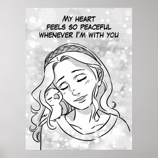 Póster Corazón pacífico (Frente)