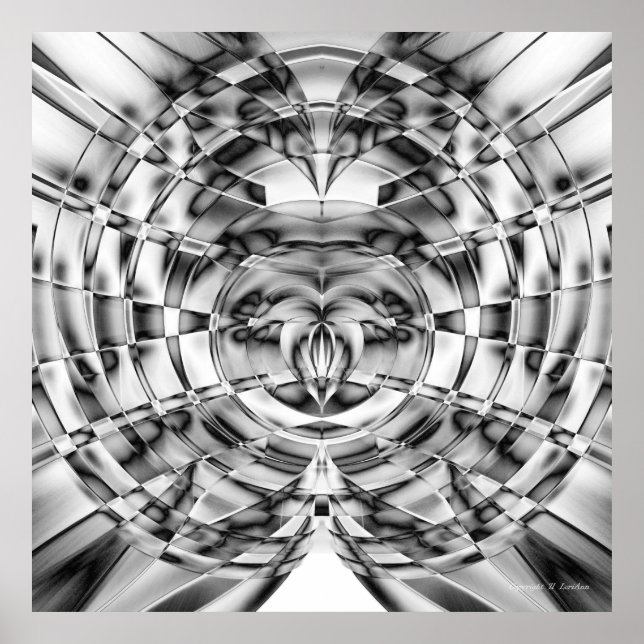 Póster Corazón plateado (Frente)