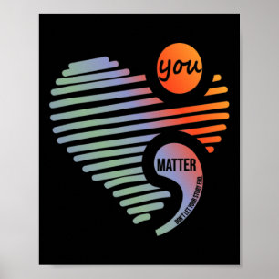 Póster Corazón por el que no dejes que la historia termin