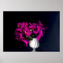 Corazón rosa en negro