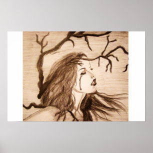 Póster corazón roto